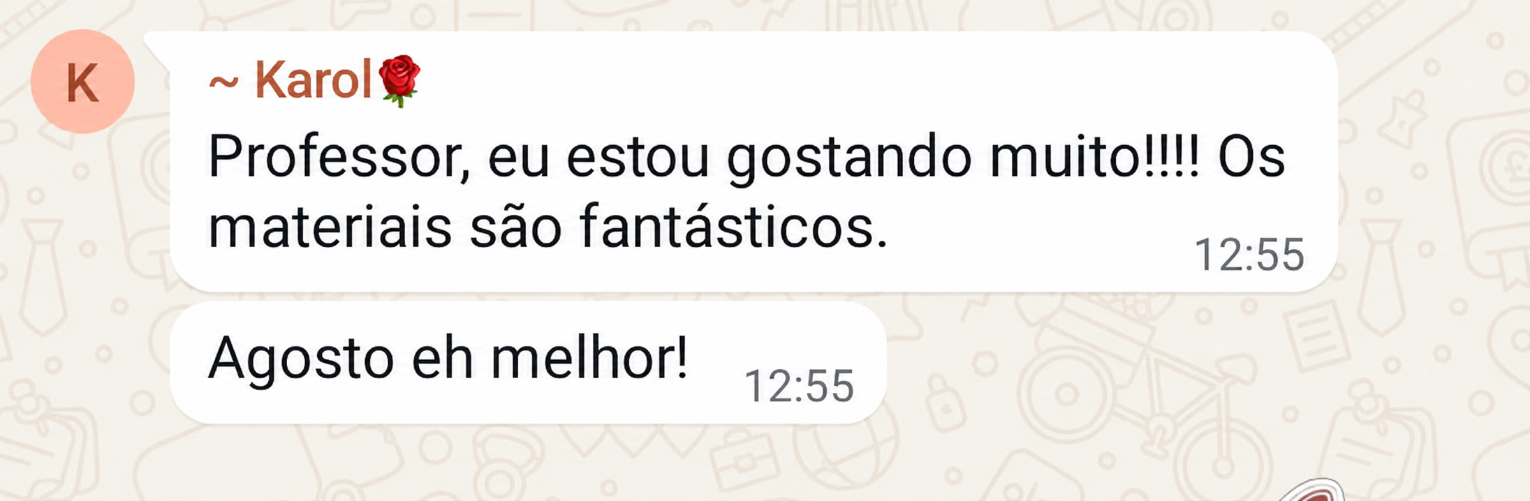 Depoimento de aluno da Mentoria Além do Corte